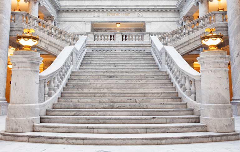 Rénovation d'escalier commercial