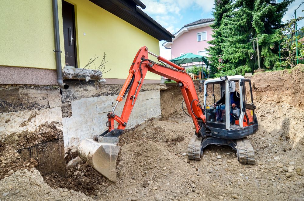 Excavation de maison à Montréal