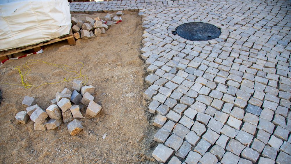 Step-by-step paver installation