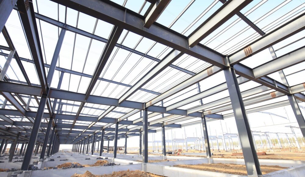 Steel frame structure